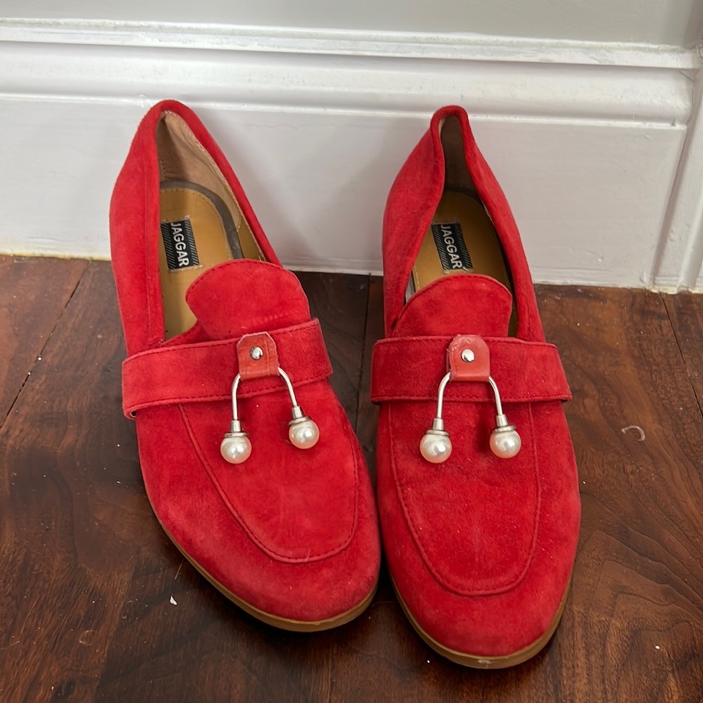 Red Suede Loafer